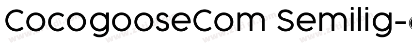 CocogooseCom Semilig字体转换